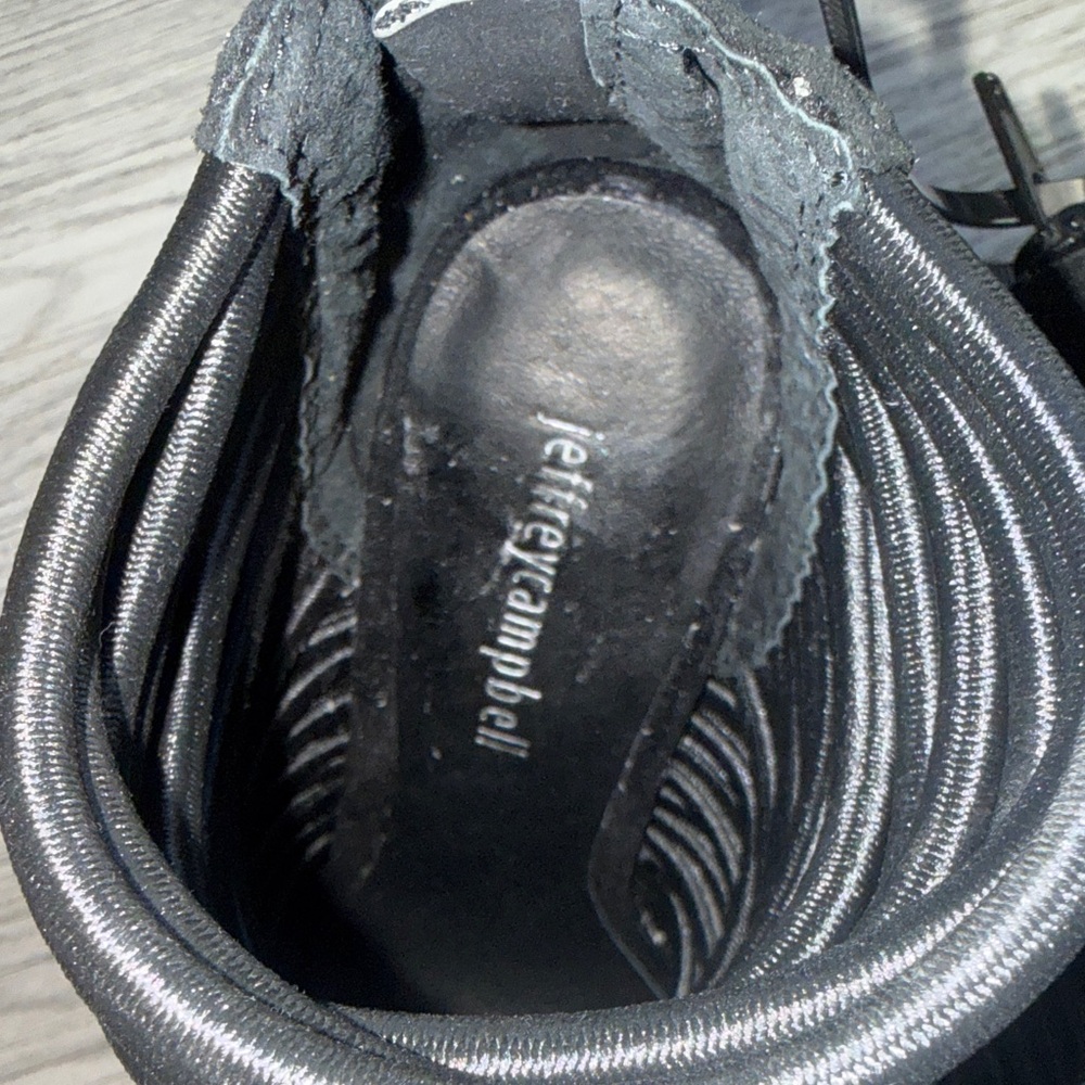 Jeffrey Campbell Black Strappy Women's Heels - Picture 7 of 7